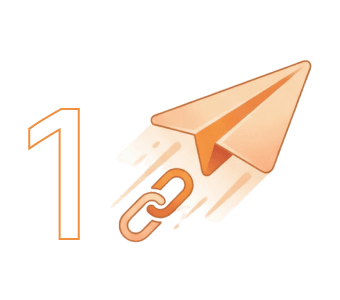 Referral programme step 1 illustration