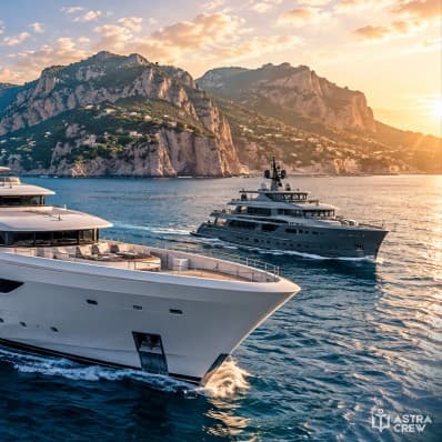 Cover image for the article “Types of Yachts: A Guide for Seafarers and Yacht Crew”